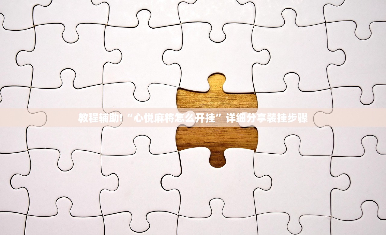 教程辅助!“心悦麻将怎么开挂”详细分享装挂步骤